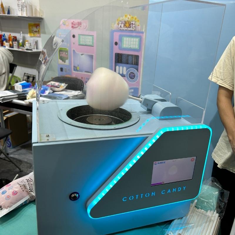 Mini máquina automática de algodón de azúcar para niños, 110-220V